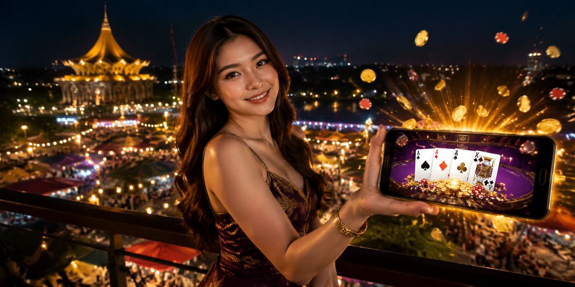 Permainan kad Teen Patti gaya Malaysia di Sarawak